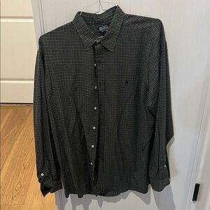 Ralph Lauren Blue Label Black Checkered Shirt